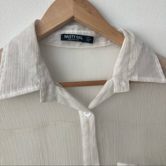 Sheer nastygal top - Picture 2 of 2